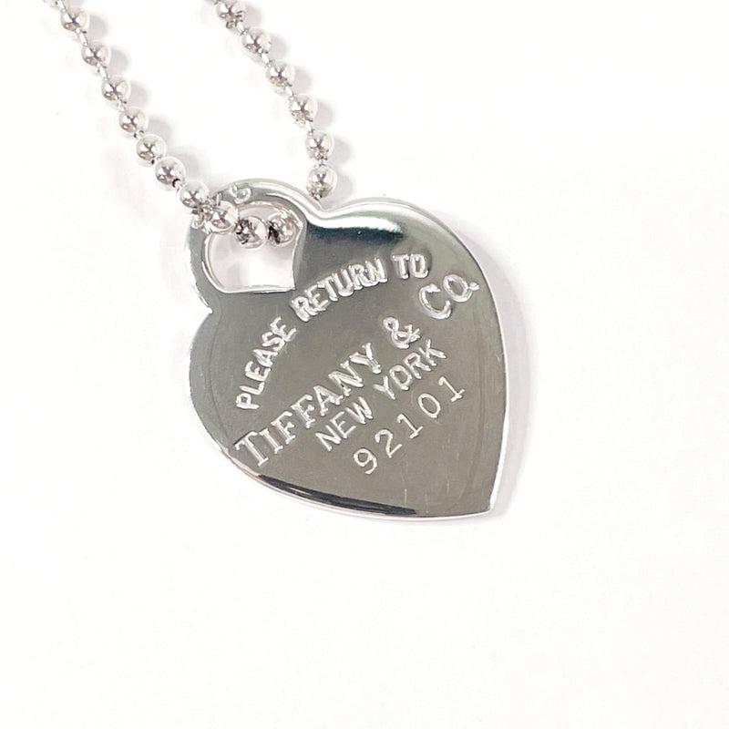 TIFFANY&Co. Necklace Heart tag Return to Silver925 Silver Women Second hand