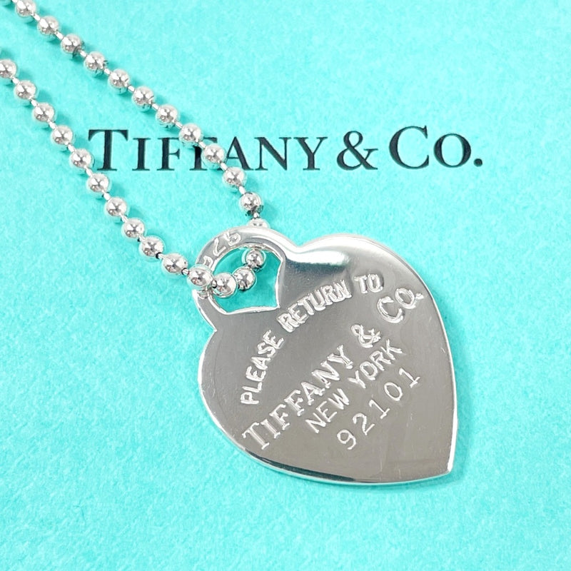 TIFFANY&Co. Necklace Heart tag Return to Silver925 Silver Women Second hand