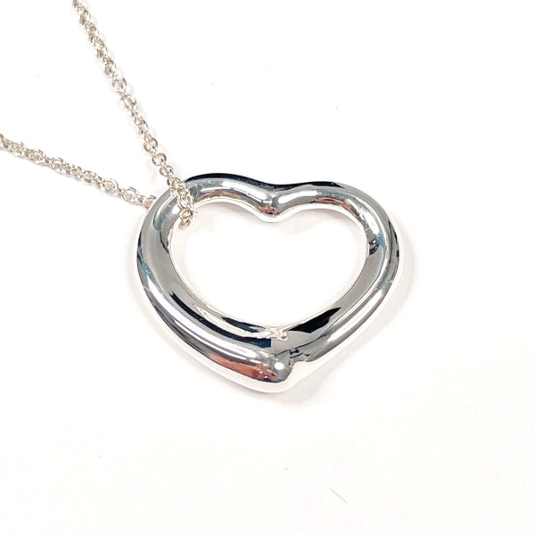 TIFFANY&Co. Necklace Open heart Elsa Peretti Silver925 Silver Women Second hand
