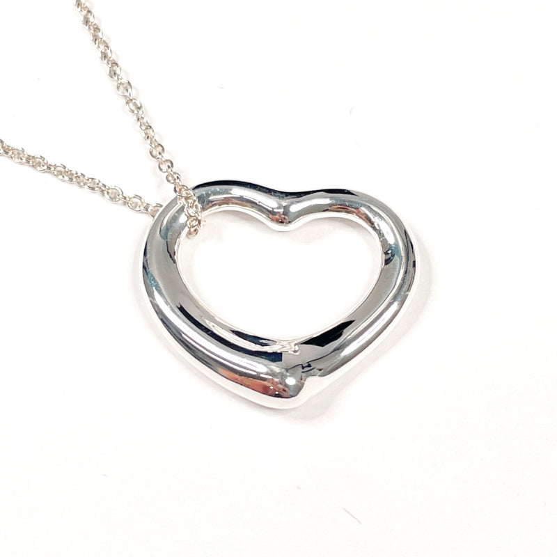 TIFFANY&Co. Necklace Open heart Elsa Peretti Silver925 Silver Women Second hand