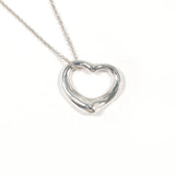 TIFFANY&Co. Necklace Open heart Elsa Peretti Silver925 Silver Women Second hand