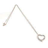 TIFFANY&Co. Necklace Open heart Elsa Peretti Silver925 Silver Women Second hand