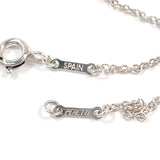 TIFFANY&Co. Necklace Open heart Elsa Peretti Silver925 Silver Women Second hand