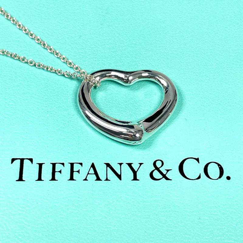 TIFFANY&Co. Necklace Open heart Elsa Peretti Silver925 Silver Women Second hand