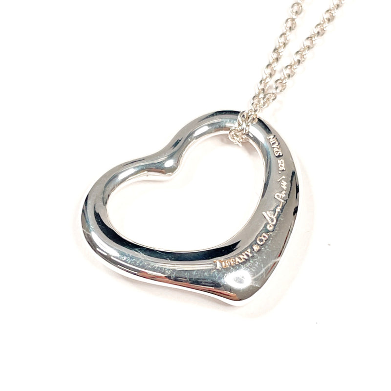 TIFFANY&Co. Necklace Open heart Elsa Peretti Silver925 Silver Women Second hand