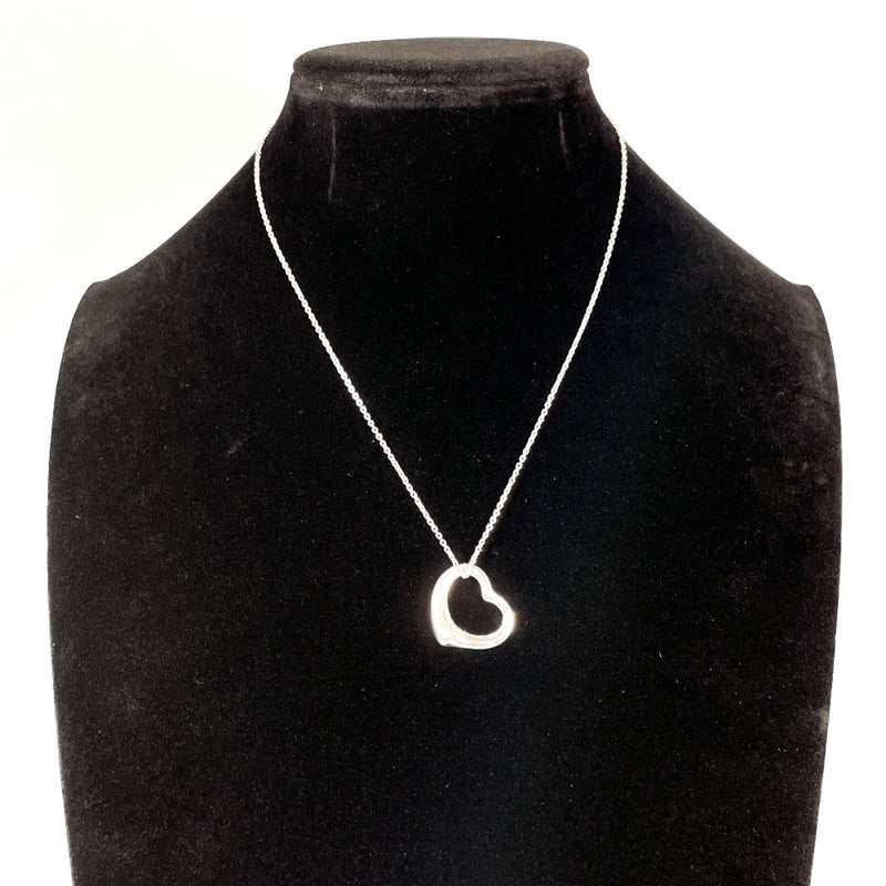 TIFFANY&Co. Necklace Open heart Elsa Peretti Silver925 Silver Women Second hand