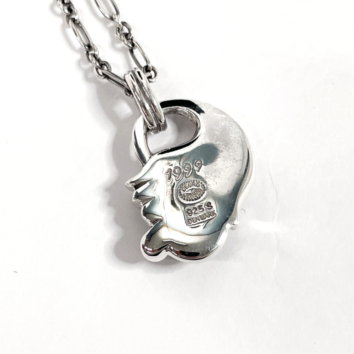 Georg Jensen Necklace Year Pendant 1999 Heritage Collection