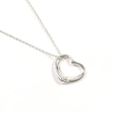 TIFFANY&Co. Necklace Open heart Elsa Peretti Silver925 Silver Women Second hand