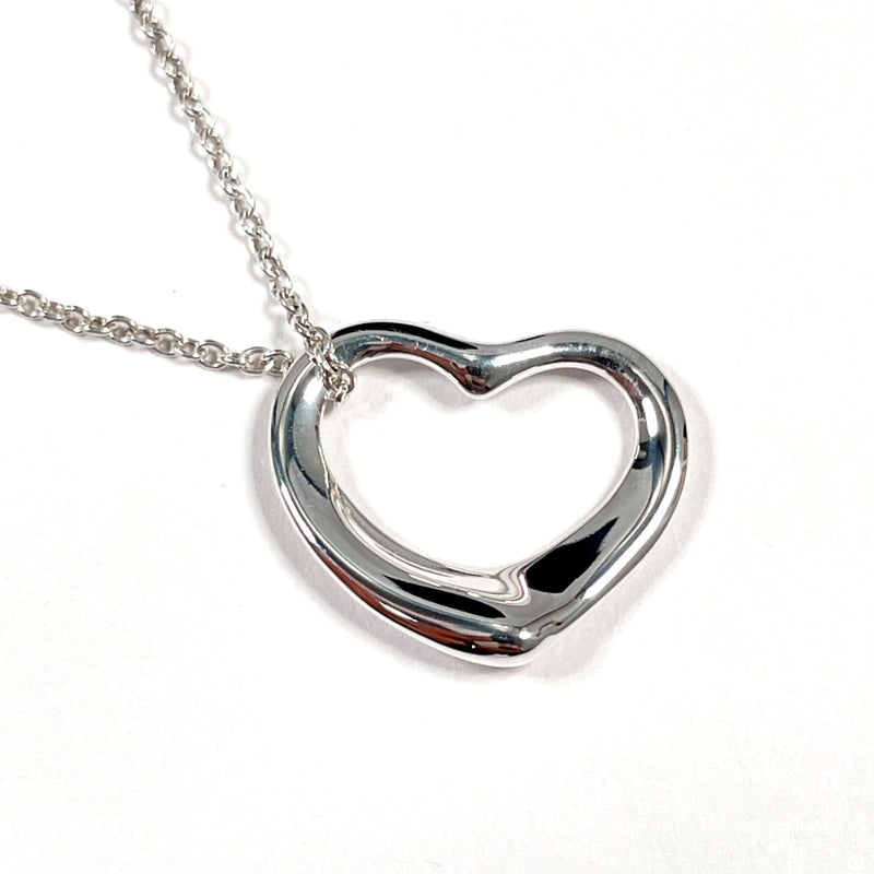 TIFFANY&Co. Necklace Open heart Elsa Peretti Silver925 Silver Women Second hand