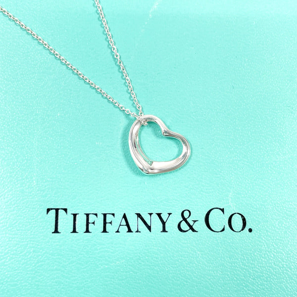 TIFFANY&Co. Necklace Open heart Elsa Peretti Silver925 Silver Women Second hand