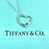 TIFFANY&Co. Necklace Open heart Elsa Peretti Silver925 Silver Women Second hand