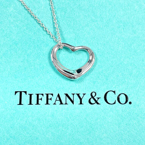 TIFFANY&Co. Necklace Open heart Elsa Peretti Silver925 Silver Women Second hand