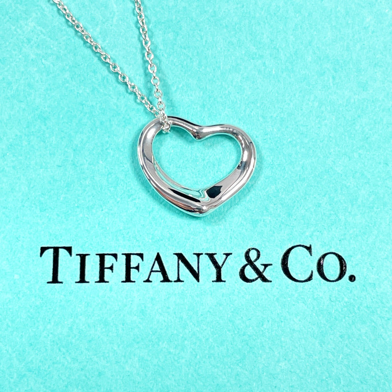 TIFFANY&Co. Necklace Open heart Elsa Peretti Silver925 Silver Women Second hand