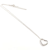 TIFFANY&Co. Necklace Open heart Elsa Peretti Silver925 Silver Women Second hand