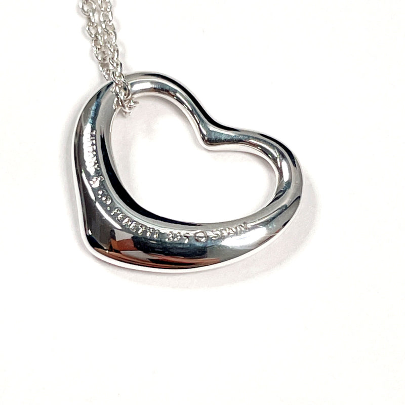 TIFFANY&Co. Necklace Open heart Elsa Peretti Silver925 Silver Women Second hand