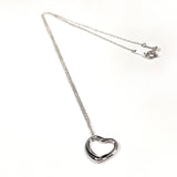 TIFFANY&Co. Necklace Open heart Elsa Peretti Silver925 Silver Women Second hand