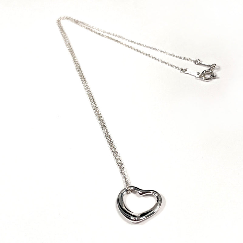 TIFFANY&Co. Necklace Open heart Elsa Peretti Silver925 Silver Women Second hand