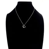 TIFFANY&Co. Necklace Open heart Elsa Peretti Silver925 Silver Women Second hand