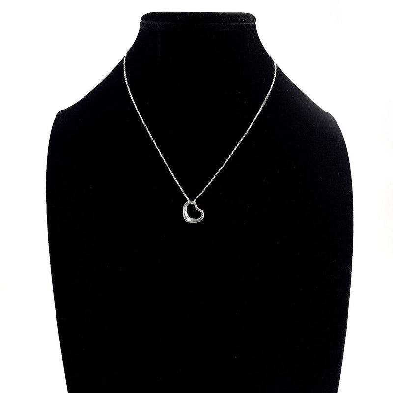 TIFFANY&Co. Necklace Open heart Elsa Peretti Silver925 Silver Women Second hand