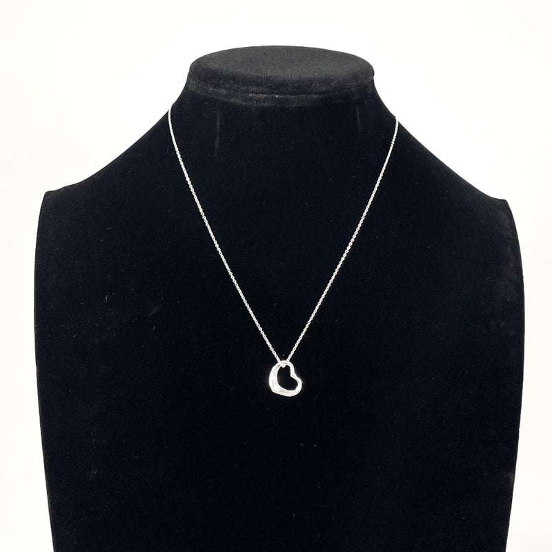 TIFFANY&Co. Necklace Open heart Elsa Peretti Silver925 Silver Women Second hand