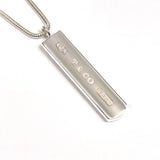 TIFFANY&Co. Necklace 1837 Bar Pendant Silver925 Silver unisex Second hand