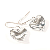 TIFFANY&Co. earring Curved heart Elsa Peretti Silver925 Silver Women Second hand