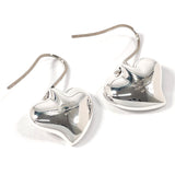 TIFFANY&Co. earring Curved heart Elsa Peretti Silver925 Silver Women Second hand