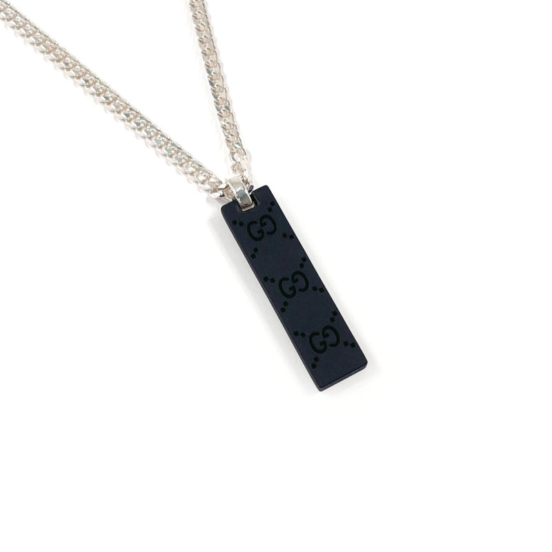 gucci gear GUCCI Necklace GG Tag Chain Silver925 Silver mens Second hand – JP-BRANDS.com