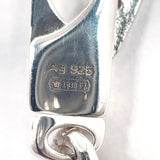 GUCCI Necklace GG Tag Chain Silver925 Silver mens Second hand
