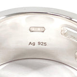 GUCCI Ring Branded Cutout G Silver925 #US 4 1/4 Silver Women Second hand