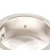 GUCCI Ring Branded Cutout G Silver925 #US 4 1/4 Silver Women Second hand