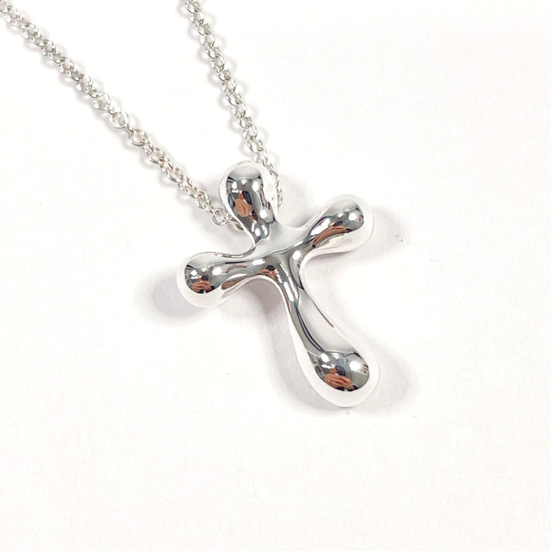 TIFFANY&Co. Necklace Cross mini Elsa Peretti Silver925 Silver Women Second hand