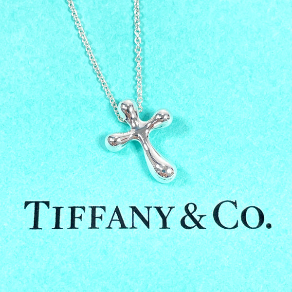 TIFFANY&Co. Necklace Cross mini Elsa Peretti Silver925 Silver Women Second hand