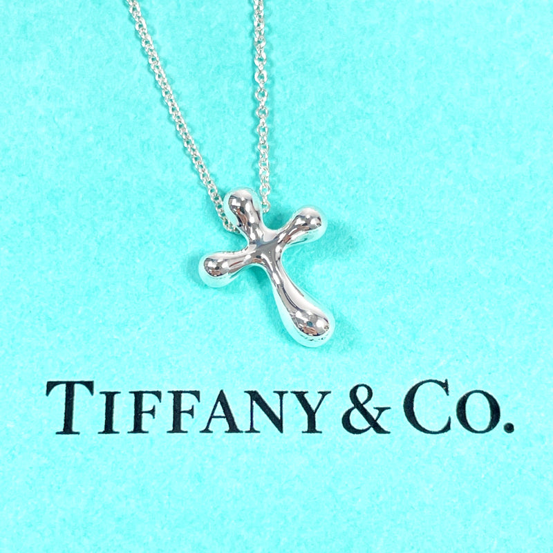 TIFFANY&Co. Necklace Cross mini Elsa Peretti Silver925 Silver Women Second hand