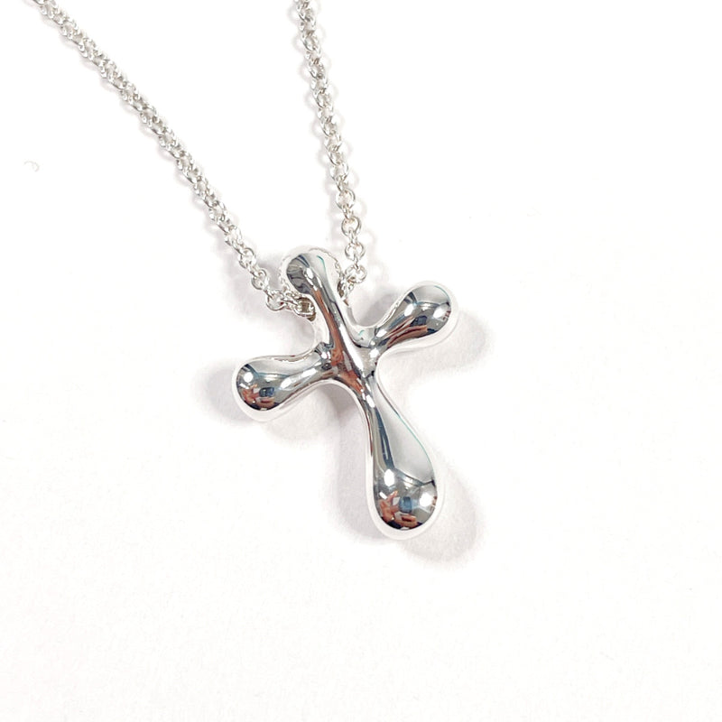TIFFANY&Co. Necklace Cross mini Elsa Peretti Silver925 Silver Women Second hand