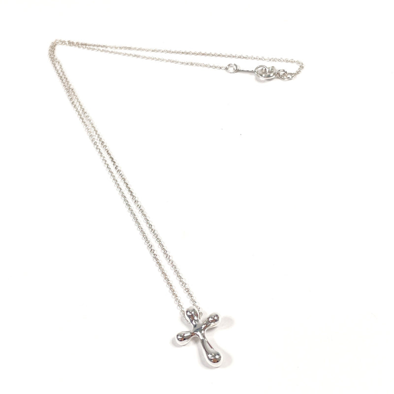 TIFFANY&Co. Necklace Cross mini Elsa Peretti Silver925 Silver Women Second hand