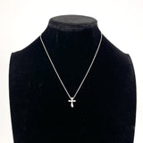 TIFFANY&Co. Necklace Cross mini Elsa Peretti Silver925 Silver Women Second hand