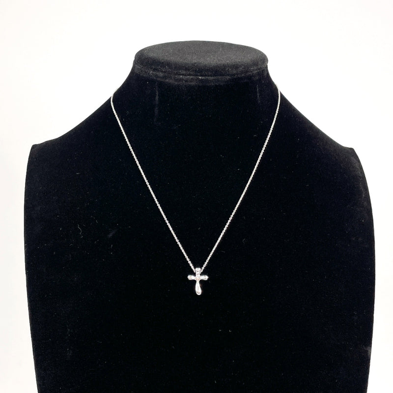 TIFFANY&Co. Necklace Cross mini Elsa Peretti Silver925 Silver Women Second hand
