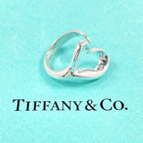 TIFFANY&Co. Ring Open heart Elsa Peretti Silver925 #US 4 3/4 Silver Women Second hand