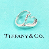TIFFANY&Co. Ring Open heart Elsa Peretti Silver925 #US 4 1/2 Silver Women Second hand
