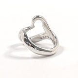 TIFFANY&Co. Ring Open heart Elsa Peretti Silver925 #US 4 3/4 Silver Women Second hand
