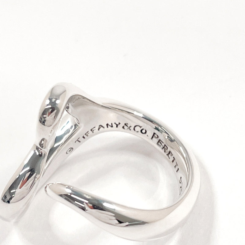 TIFFANY&Co. Ring Open heart Elsa Peretti Silver925 #US 4 3/4 Silver Women Second hand