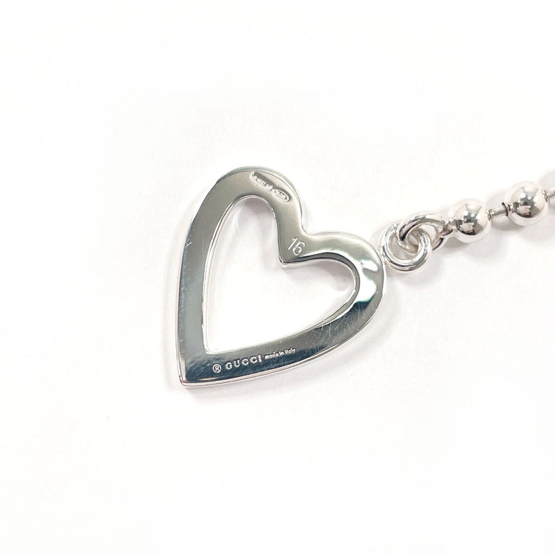 GUCCI bracelet Ball Chain Heart Silver925 Silver Women Second hand