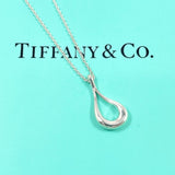 TIFFANY&Co. Necklace open teardrop Elsa Peretti Silver925 Silver Women Second hand