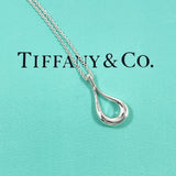 TIFFANY&Co. Necklace open teardrop Elsa Peretti Silver925 Silver Women Second hand