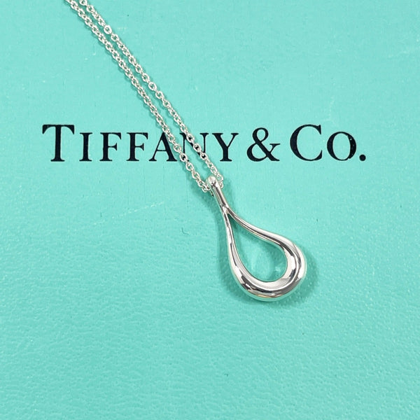 TIFFANY&Co. Necklace open teardrop Elsa Peretti Silver925 Silver Women Second hand