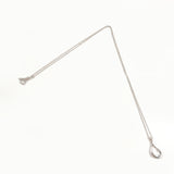 TIFFANY&Co. Necklace open teardrop Elsa Peretti Silver925 Silver Women Second hand