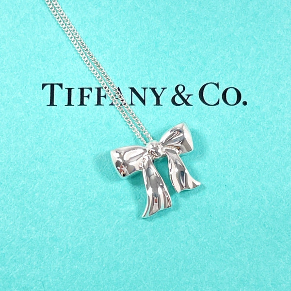 TIFFANY&Co. Necklace ribbon Silver925 Silver Women Second hand