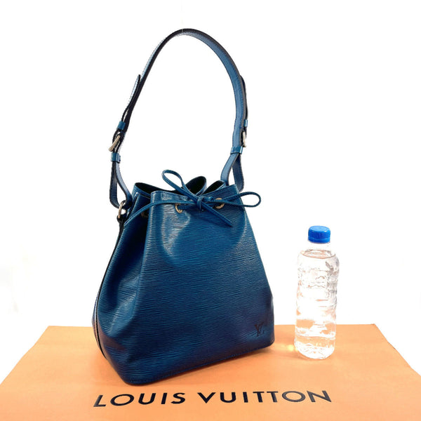 LOUIS VUITTON Shoulder Bag M44105 Petit Noe Epi Leather blue blue Women Used