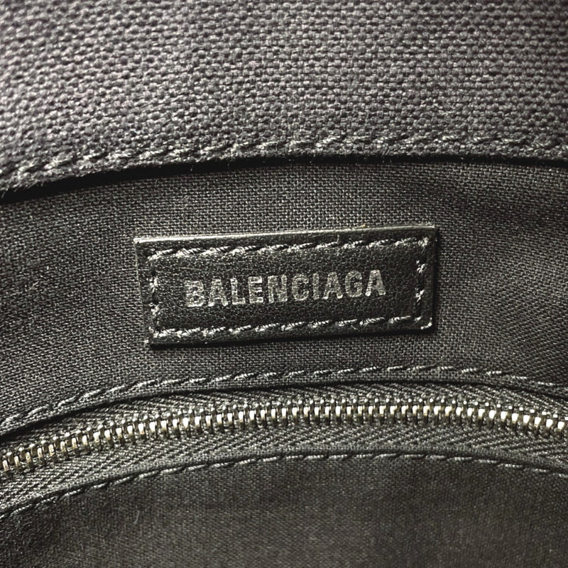 BALENCIAGA Handbag 619979・1090・S・002123 Wave XS 2WAY canvas Black Women Second hand